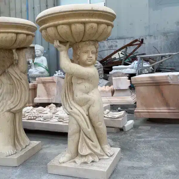 Cherub Garden Planters (3) Cherub Garden Planters