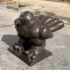 Fat Pigeon Statue | Botero Style Outdoor Sculpture