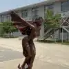 2m Large Bronze Flying Lady Sculpture