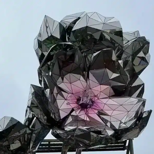 Metal Flower Sculptures for Sale