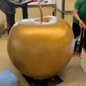 Bronze Apple Sculpture Bronze Apple Sculpture