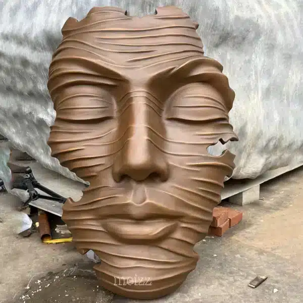 art deco face sculpture (3) Art Deco Face Sculpture