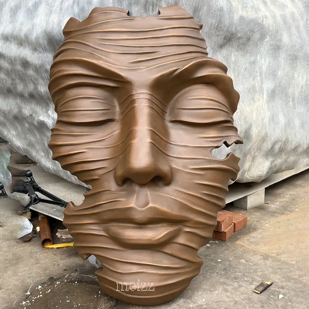 art deco face sculpture (3) Art Deco Face Sculpture