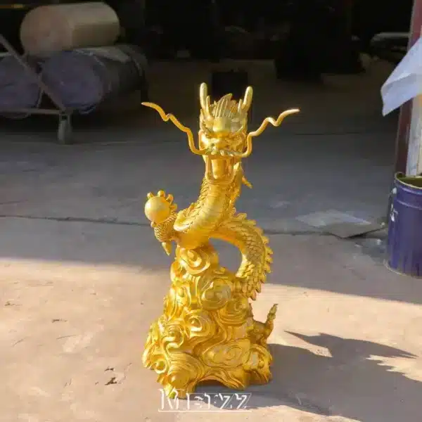 brass chinese dragon statue (4) brass chinese dragon statue