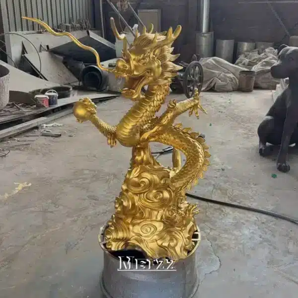 brass chinese dragon statue (7) brass chinese dragon statue