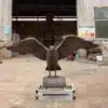 Bronze Eagle Statue Outdoor | Life Size Cast Bronze Eagle Sculpture for Sale
