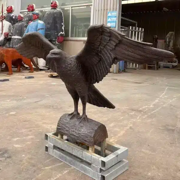 bronze eagle statue outdoor