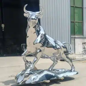bull metal sculpture (1) bull metal sculpture