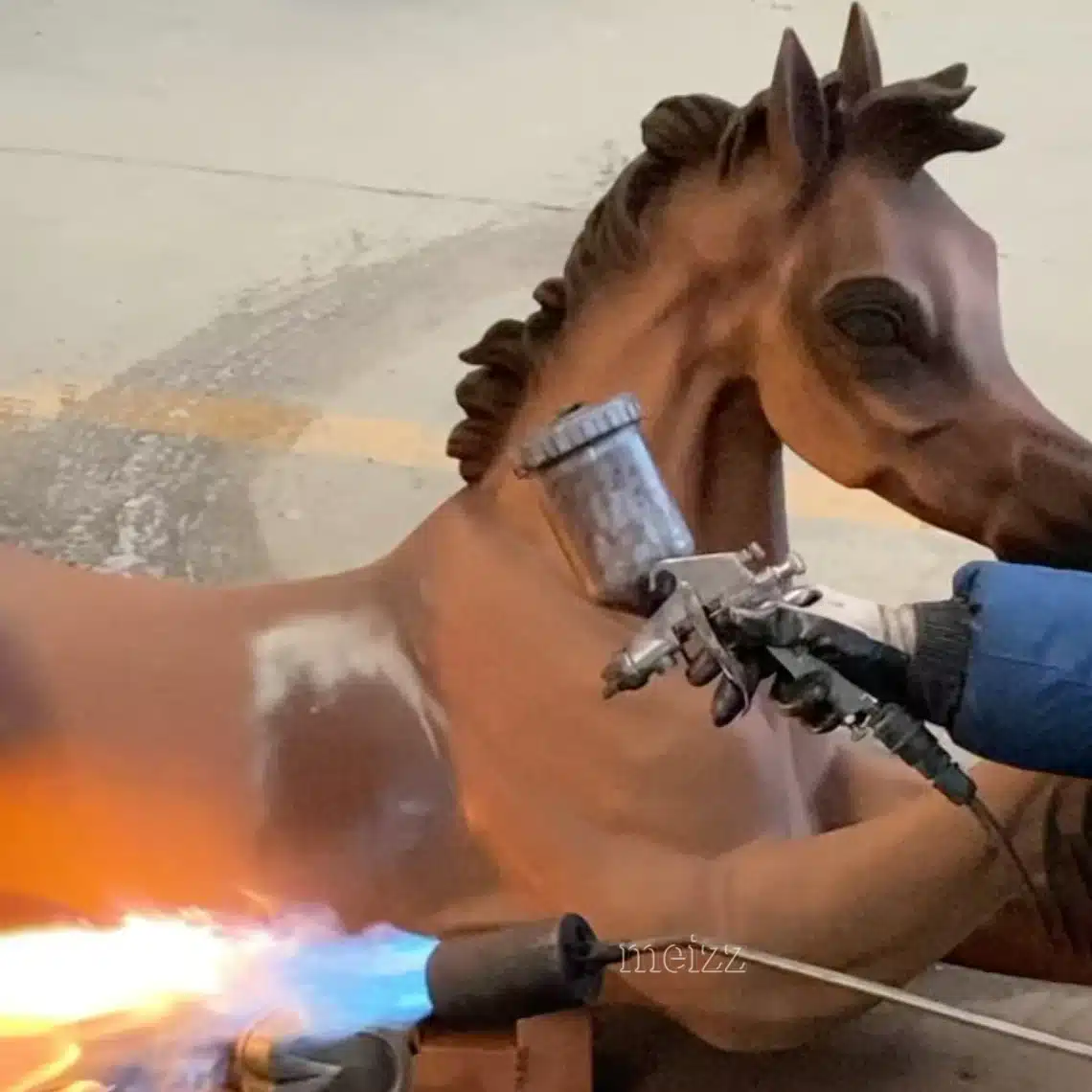Arabian Horse Sculpture coloring
