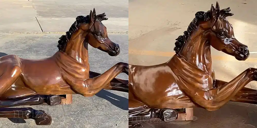 Arabian Horse Sculpture details