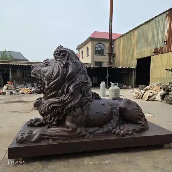lying down lion statue (6) lying down lion statue