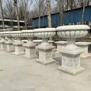 Marble Garden Pots