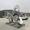 Modern Abstract Stainless Steel Art Sculpture