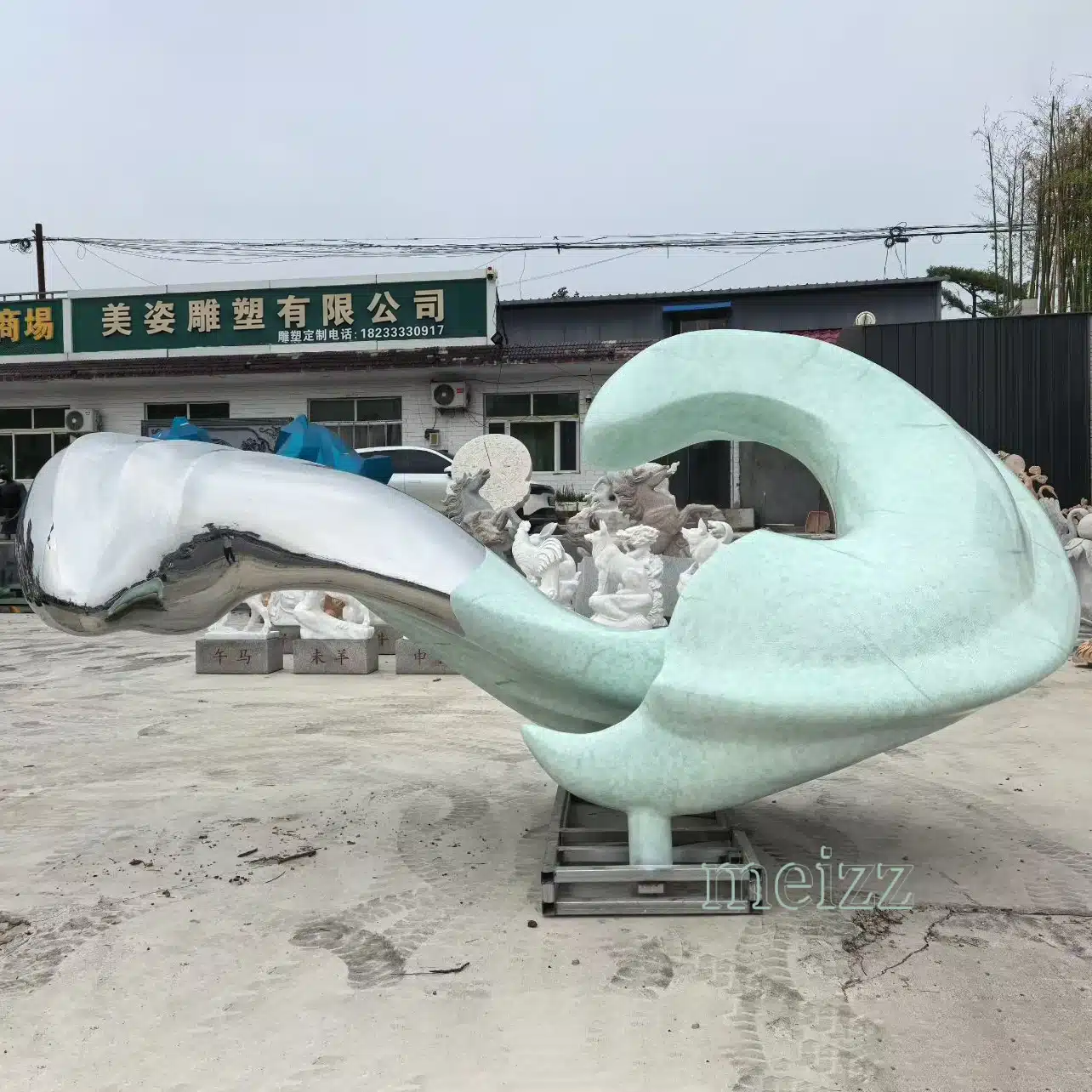Abstract modern art sculpture Abstract modern art sculpture