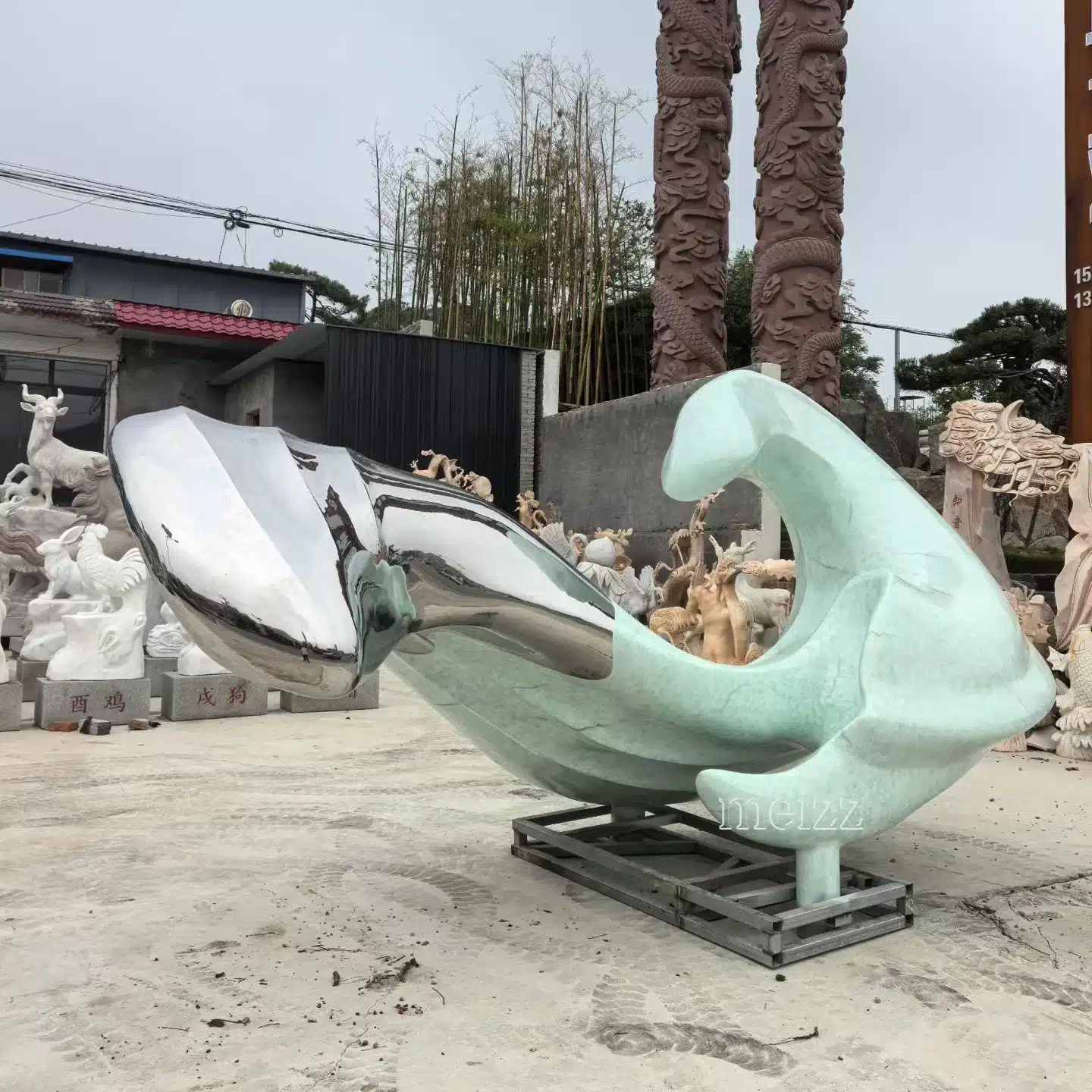 Abstract modern art sculpture Abstract modern art sculpture