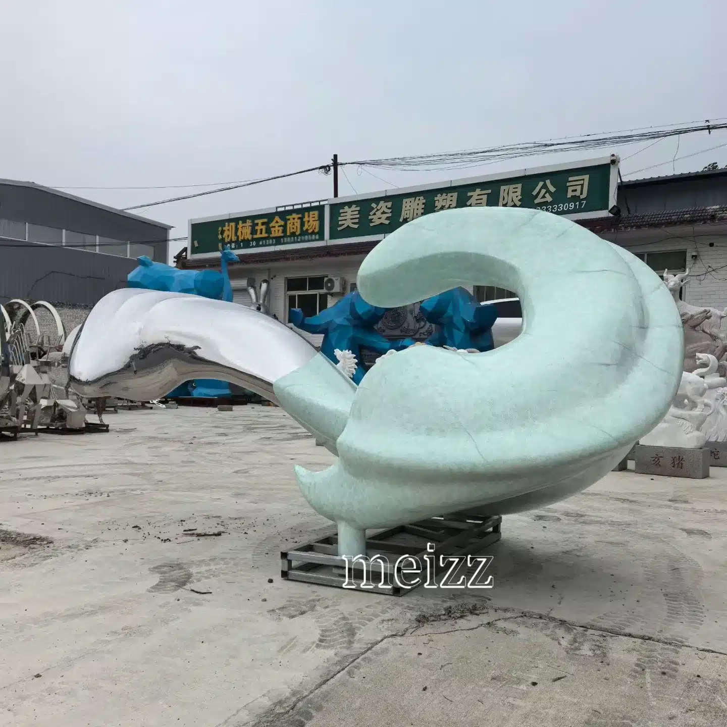 Abstract modern art sculpture Abstract modern art sculpture
