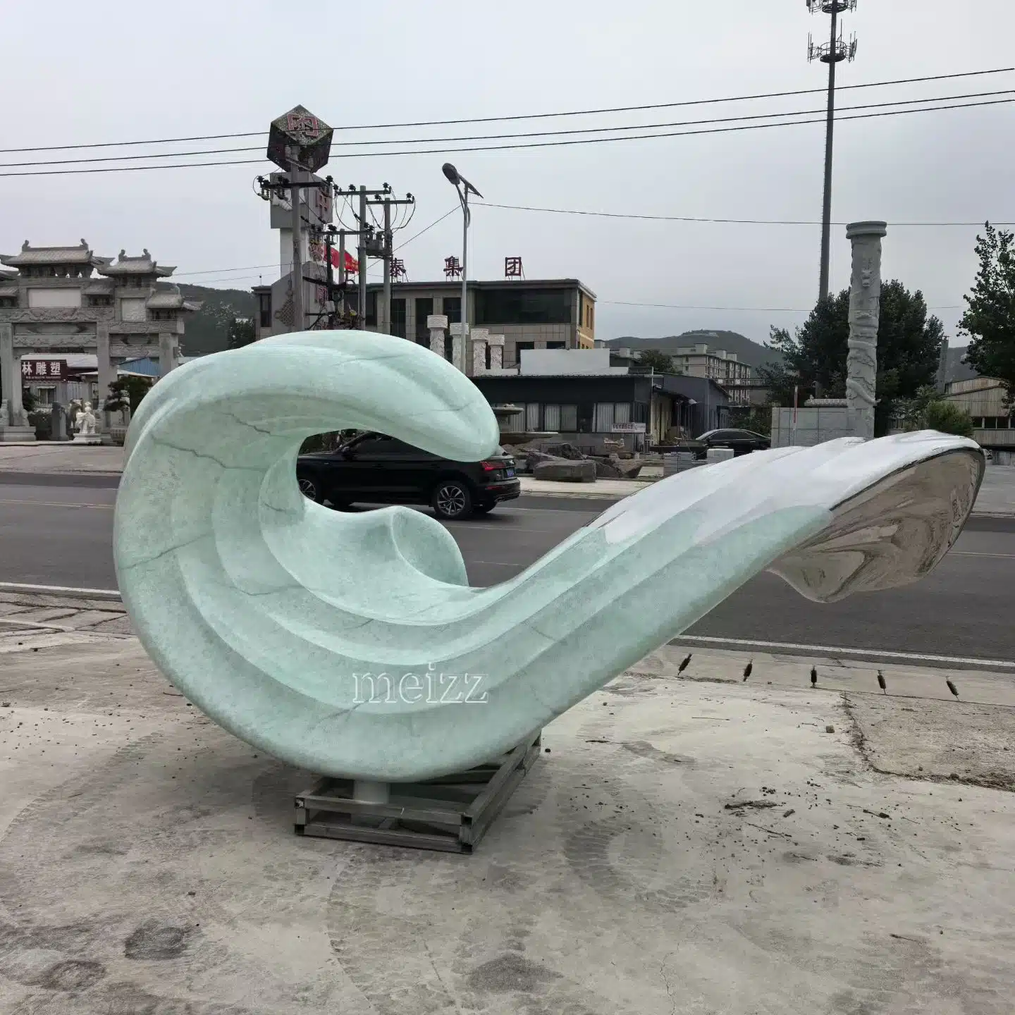 Abstract modern art sculpture Abstract modern art sculpture