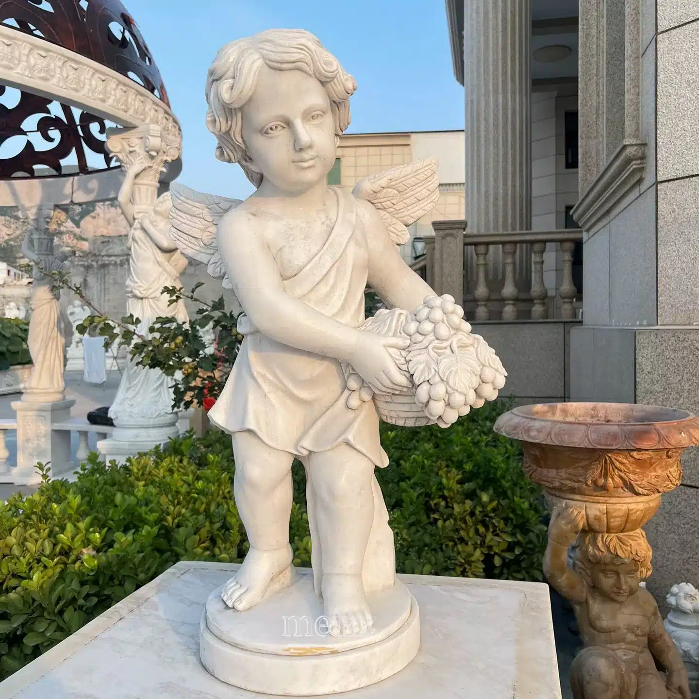 stone cherub garden statue stone cherub garden statue