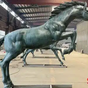 Life-Size Bronze Running Horse Statues
