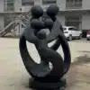 Abstract Family Sculpture – Modern Family Statue for Indoor & Outdoor Spaces
