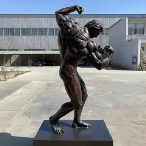 Bodybuilder Sculpture