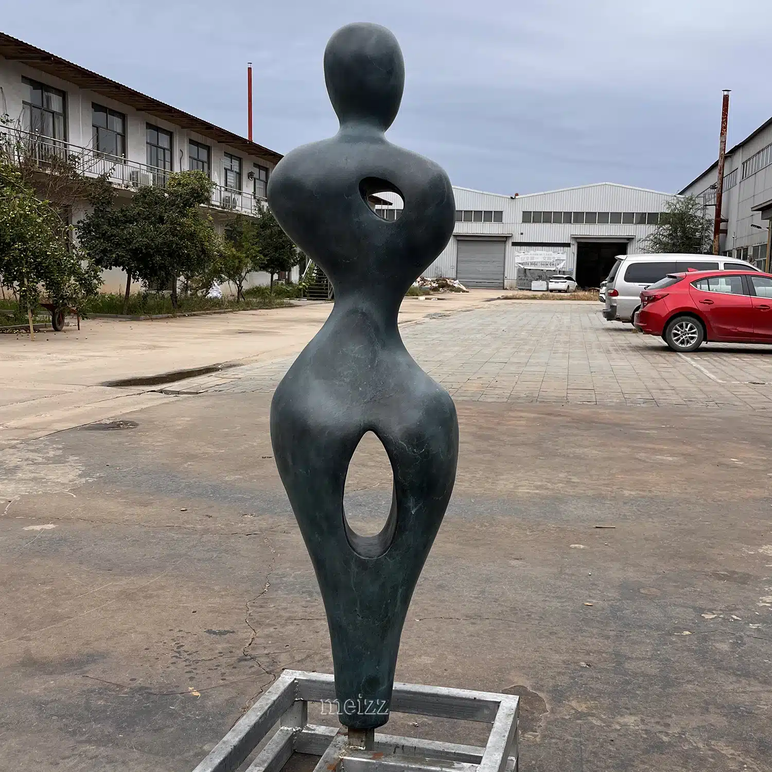 Bronze Abstract Figure Sculpture