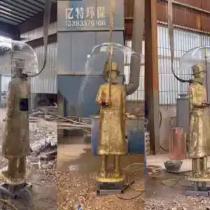 Bronze Umbrella Man Sculpture Bronze Umbrella Man Sculpture