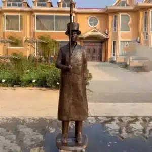 Bronze Umbrella Man Sculpture1 Bronze Umbrella Man Sculpture
