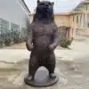 Brown Bear Sculpture – Bronze Wildlife Art with a Powerful Presence