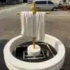 Christian Cross Fountain for Outdoor Religious Spaces