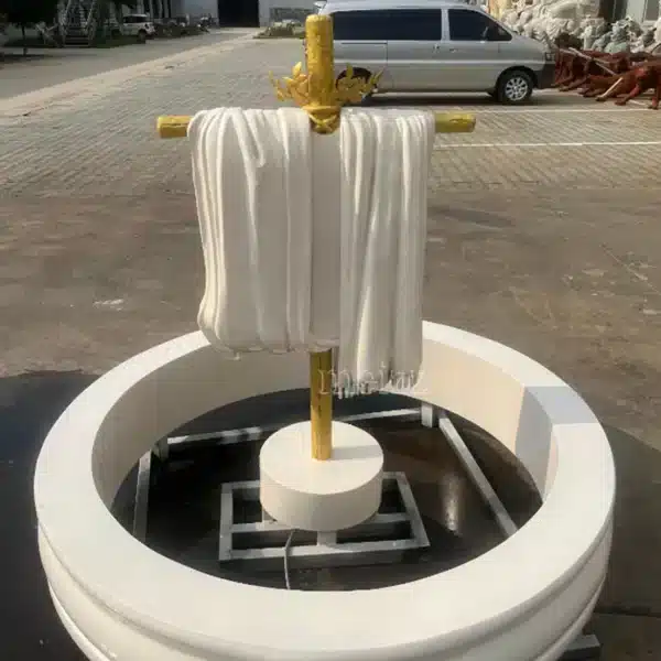 Christian Cross Fountain