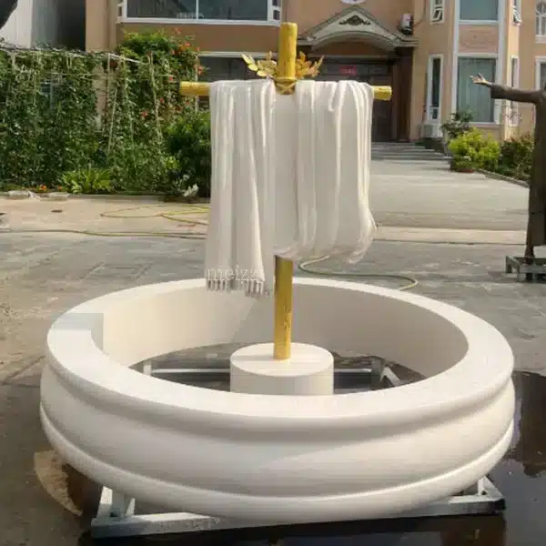 Christian Cross Fountain