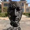 Contemporary Face Sculpture | Custom Contemporary Metal Art