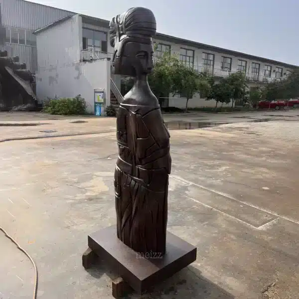 Cubist Figure Sculpture