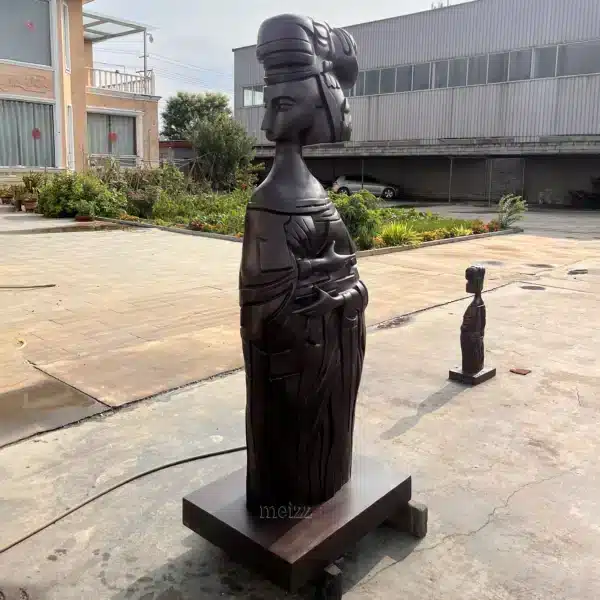 Cubist Figure Sculpture