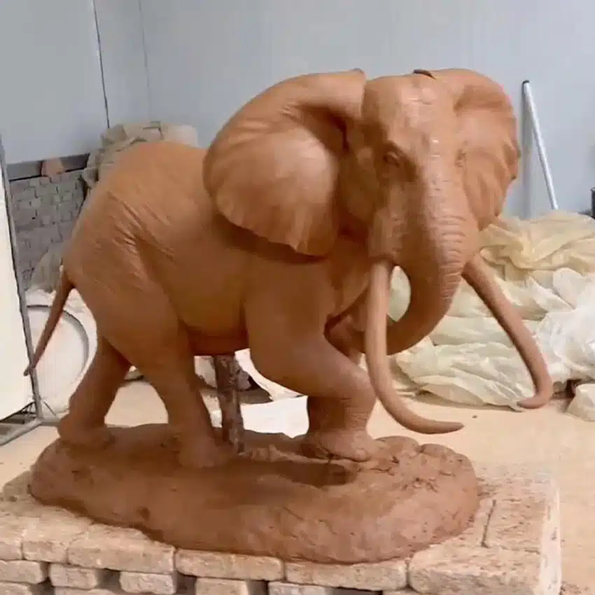 Elephant Sculpture for Garden