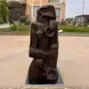 Modern Cubist Sculpture – Handcrafted Abstract Human Bronze Sculpture for Contemporary Spaces