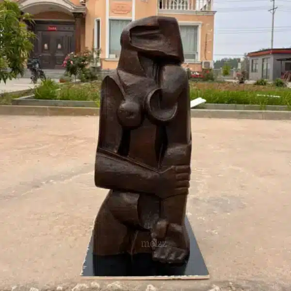 Modern Cubist Sculpture (1) Modern Cubist Sculpture