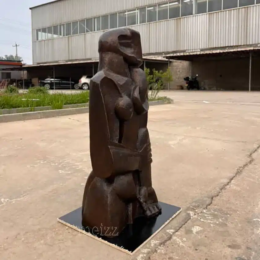 Modern Cubist Sculpture (4) Modern Cubist Sculpture