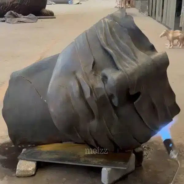 Modern Face Sculpture