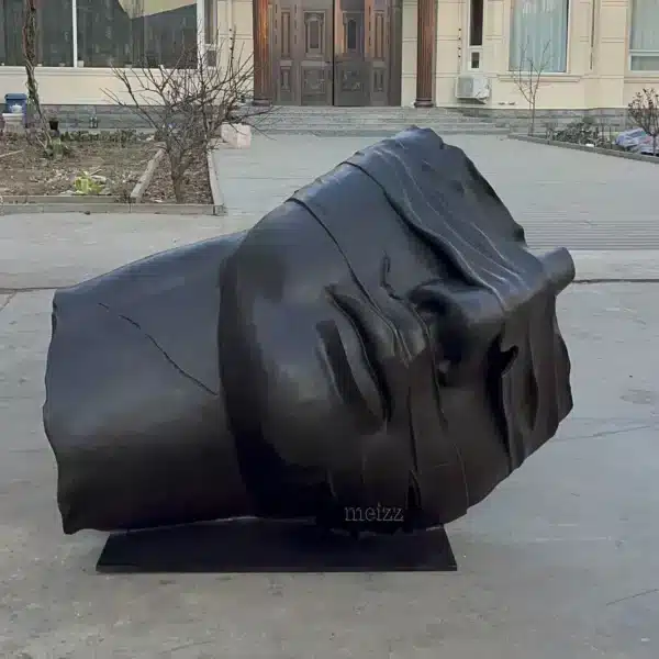 Modern Face Sculpture