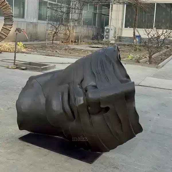 Modern Face Sculpture