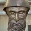 3.5-Meter Bronze Saint Charbel Statue – Monumental Facial Sculpture