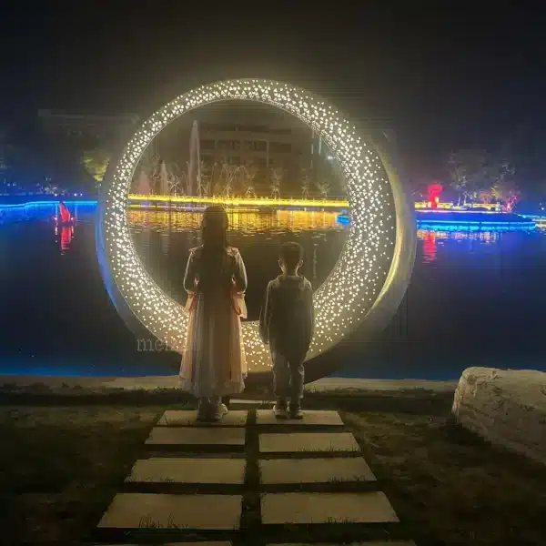 Stainless Steel Ring Sculpture