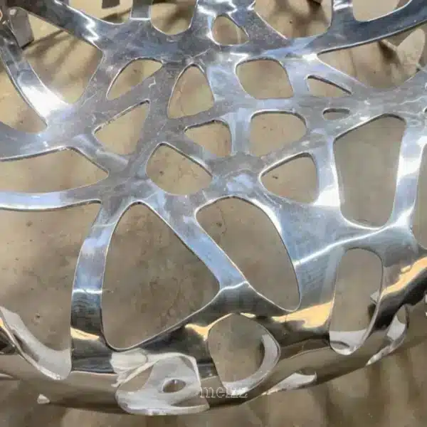 Stainless Steel Sculptural Chair