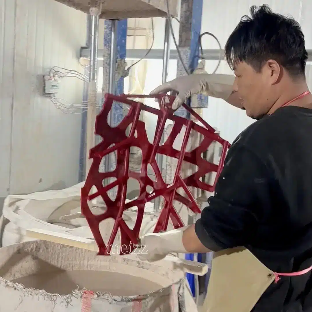 Stainless Steel Sculptural Chair