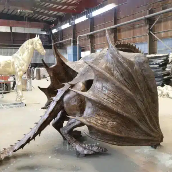 Bronze Dinosaur Sculpture