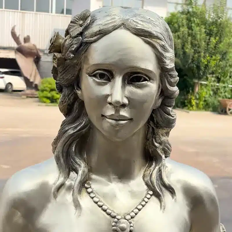 Sitting Mermaid Statue