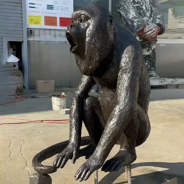 Bronze Monkey Statue for Garden