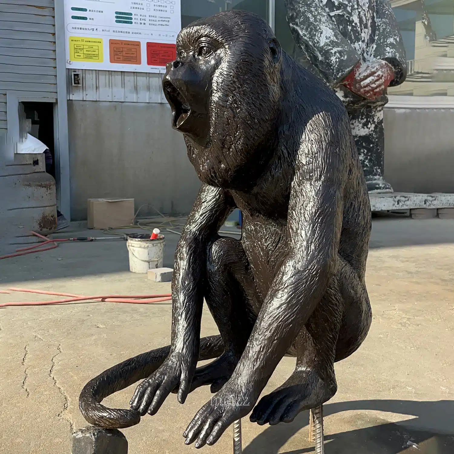 monkey statue for garden 4 Bronze Monkey Statue for Garden